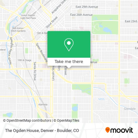 Mapa de The Ogden House