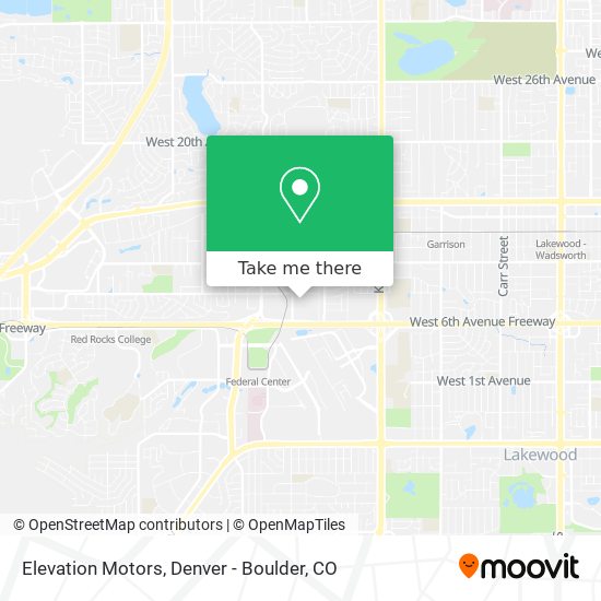 Elevation Motors map