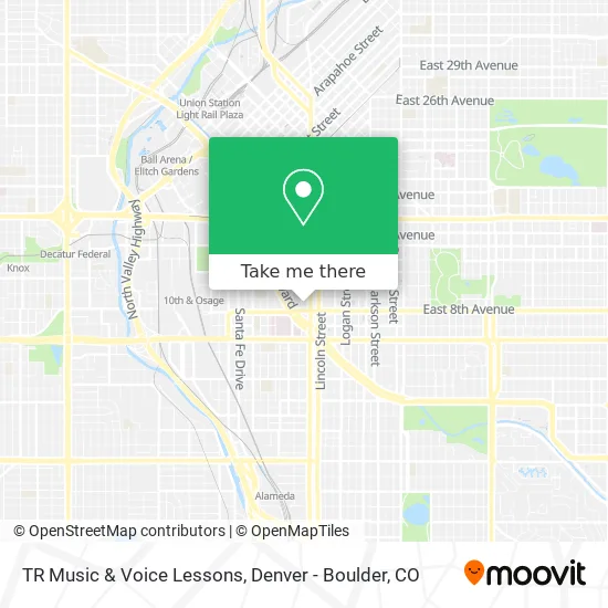 TR Music & Voice Lessons map