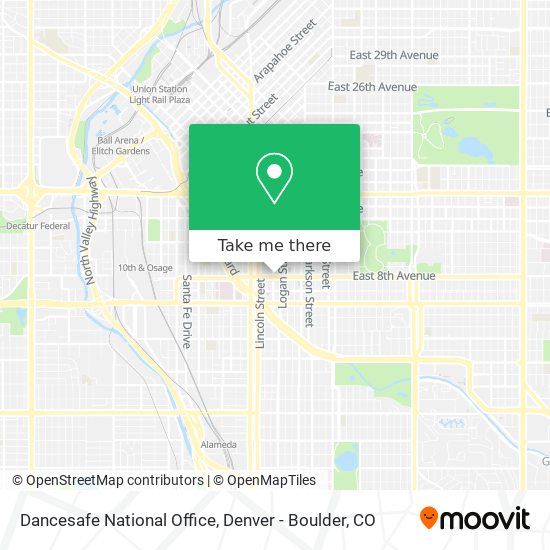 Mapa de Dancesafe National Office