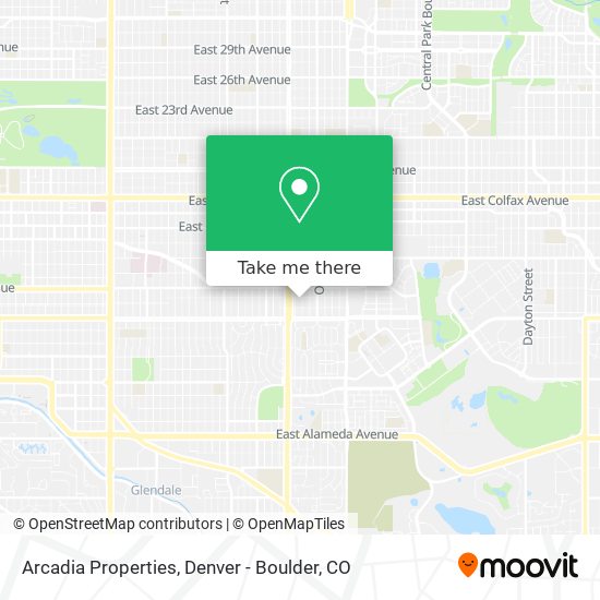 Arcadia Properties map