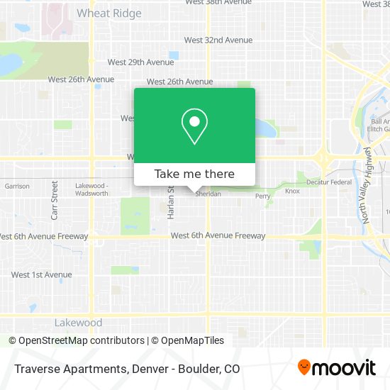 Mapa de Traverse Apartments