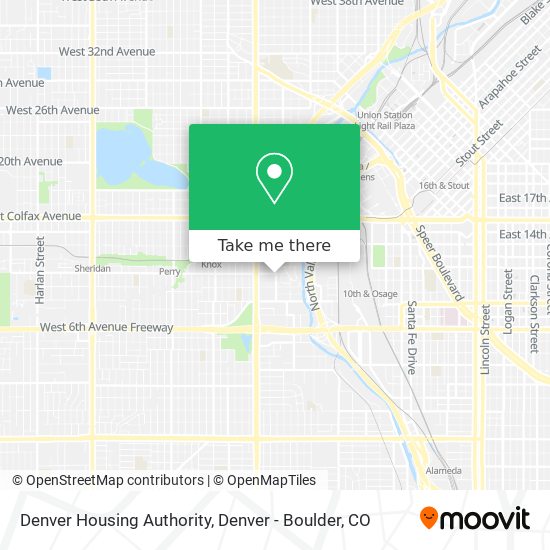 Mapa de Denver Housing Authority