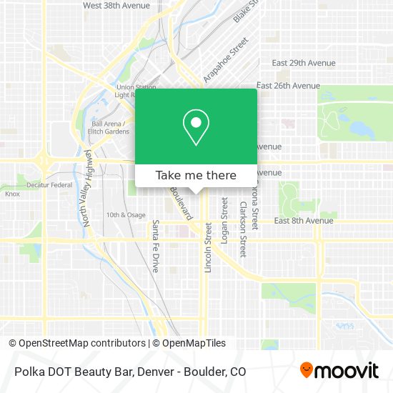 Mapa de Polka DOT Beauty Bar