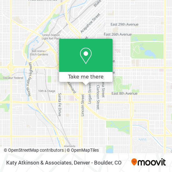 Katy Atkinson & Associates map