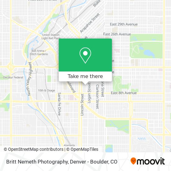 Britt Nemeth Photography map