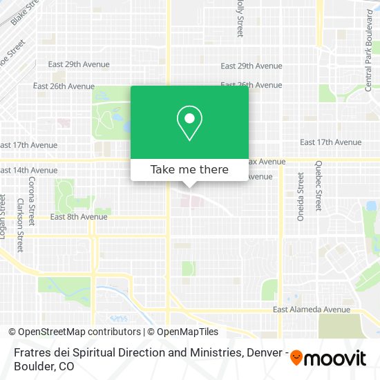 Fratres dei Spiritual Direction and Ministries map