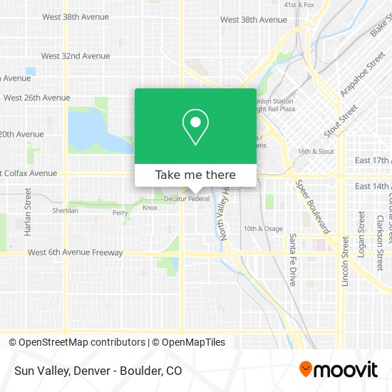 Mapa de Sun Valley