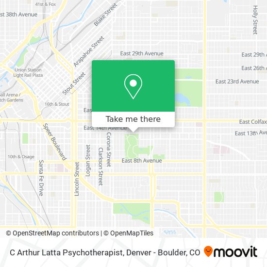 C Arthur Latta Psychotherapist map