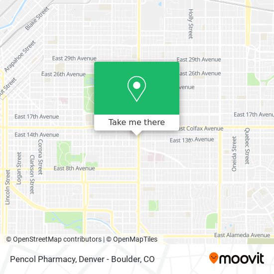 Pencol Pharmacy map
