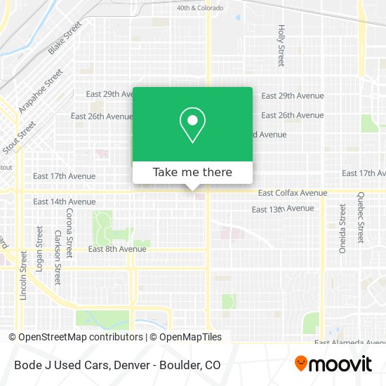 Bode J Used Cars map