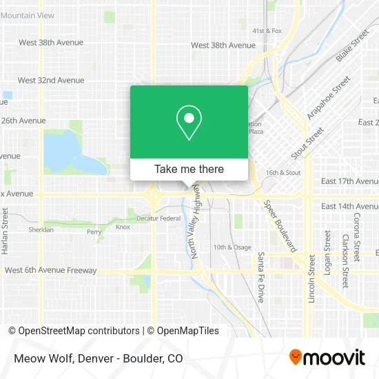 Meow Wolf map