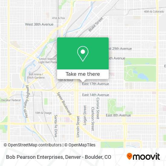 Mapa de Bob Pearson Enterprises