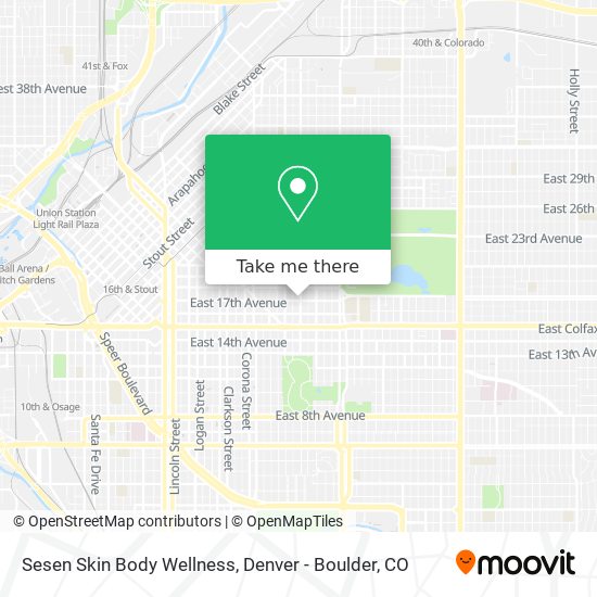 Mapa de Sesen Skin Body Wellness