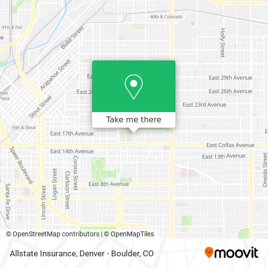 Allstate Insurance map