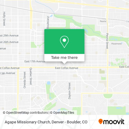 Agape Missionary Church map