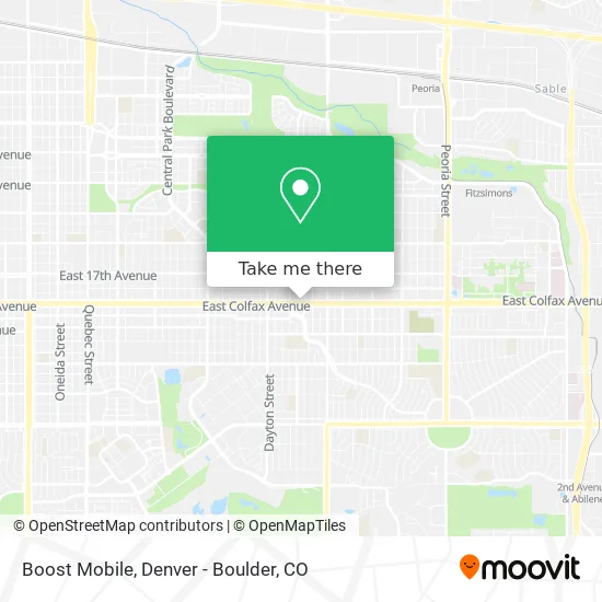 Boost Mobile map