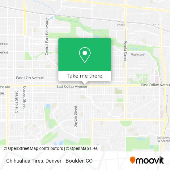 Chihuahua Tires map