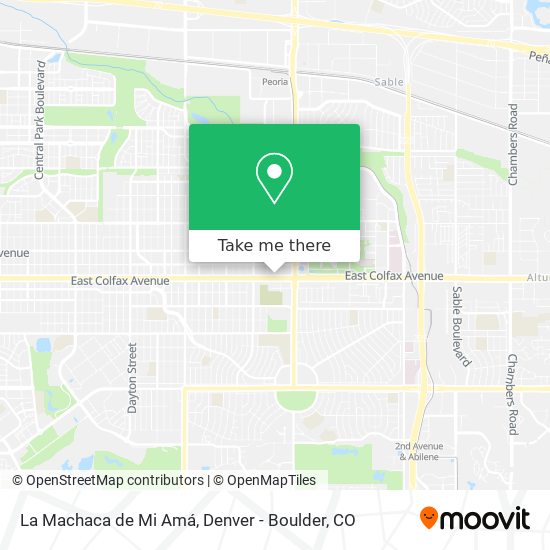 La Machaca de Mi Amá map