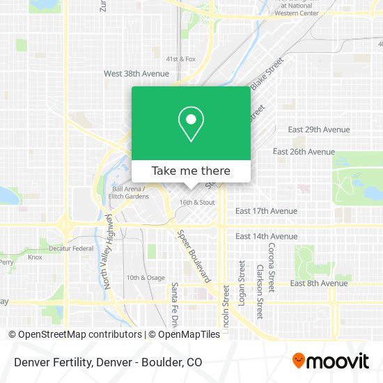 Denver Fertility map