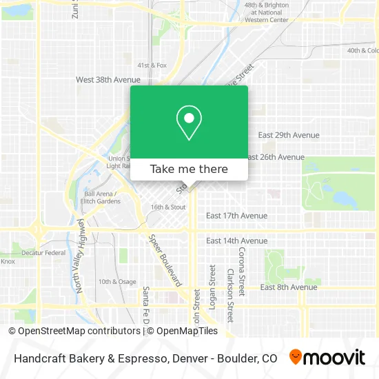 Handcraft Bakery & Espresso map