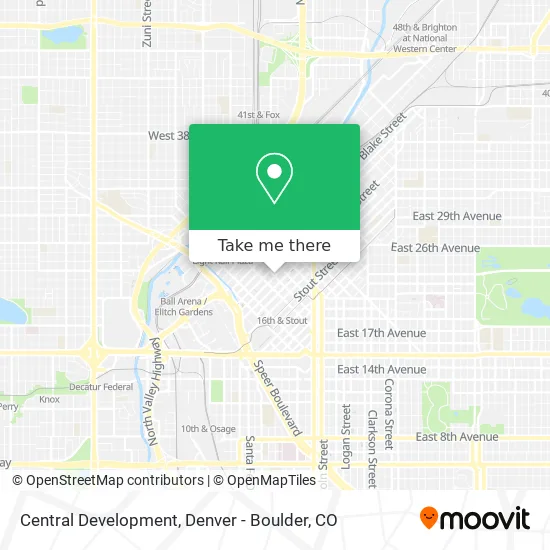 Central Development map