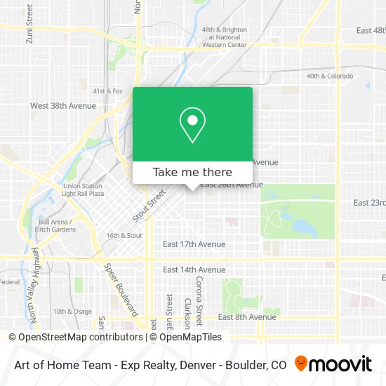 Art of Home Team - Exp Realty map