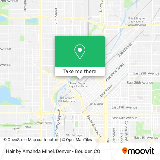 Hair by Amanda Minel map