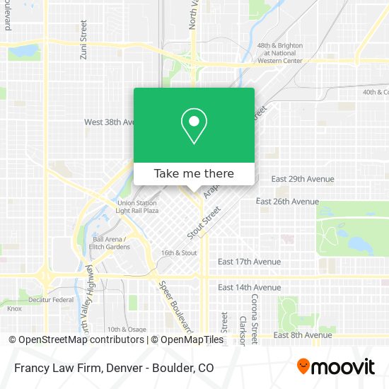Francy Law Firm map