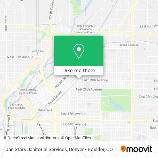 Jan Stars Janitorial Services map