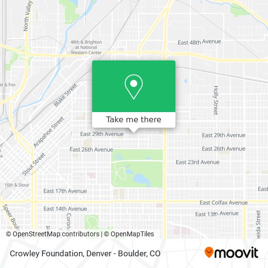 Mapa de Crowley Foundation