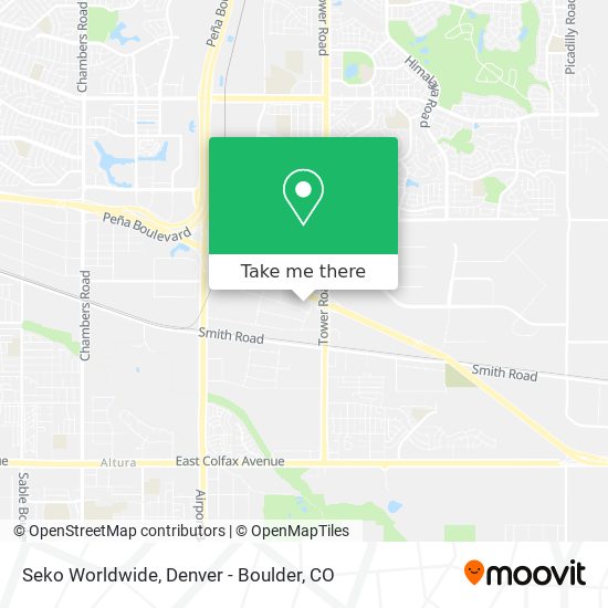 Mapa de Seko Worldwide