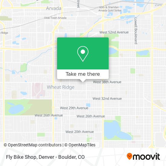 Fly Bike Shop map