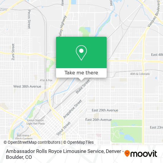 Mapa de Ambassador Rolls Royce Limousine Service