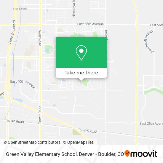 Green Valley Elementary School map