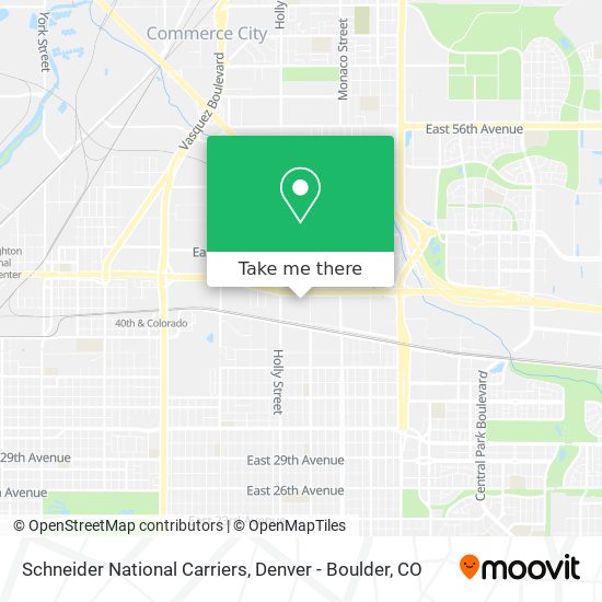 Mapa de Schneider National Carriers