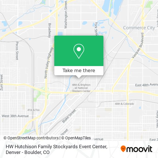 HW Hutchison Family Stockyards Event Center map