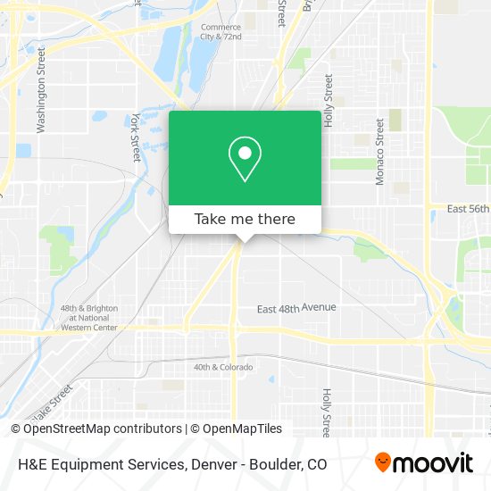 H&E Equipment Services map