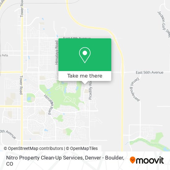 Mapa de Nitro Property Clean-Up Services