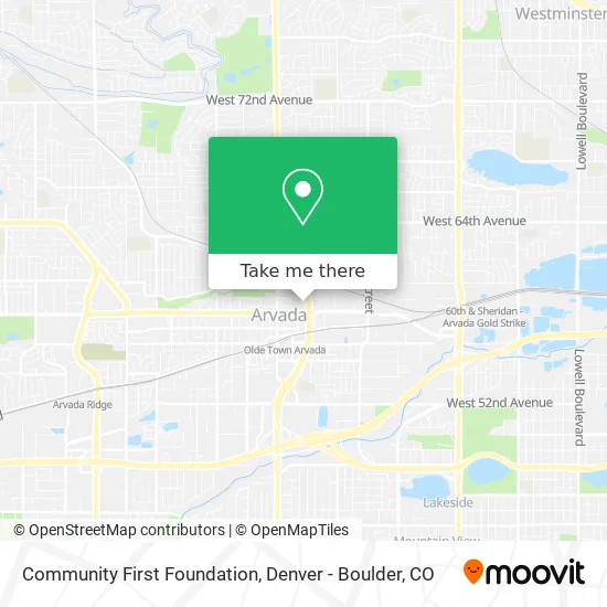 Community First Foundation map