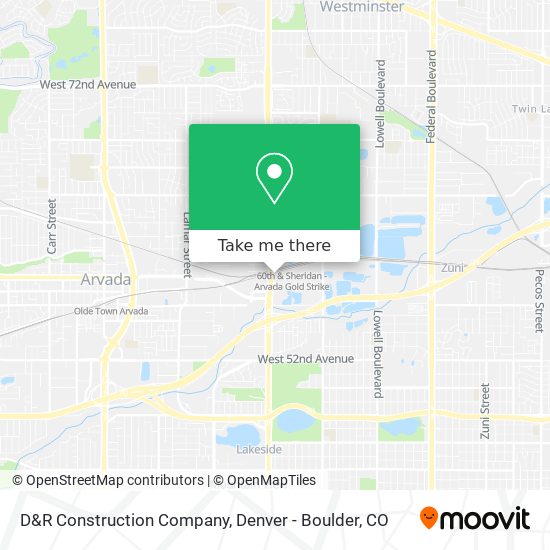 Mapa de D&R Construction Company
