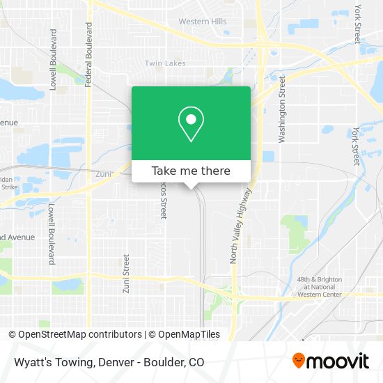 Mapa de Wyatt's Towing