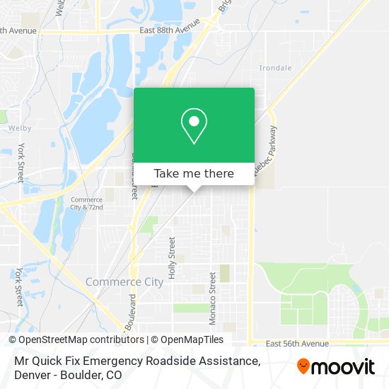 Mapa de Mr Quick Fix Emergency Roadside Assistance