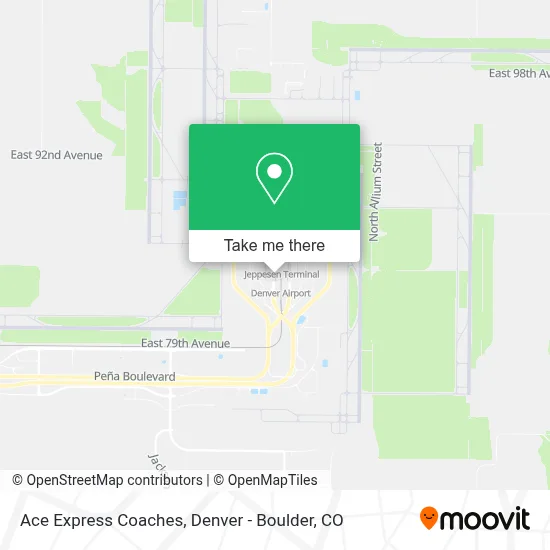 Ace Express Coaches map