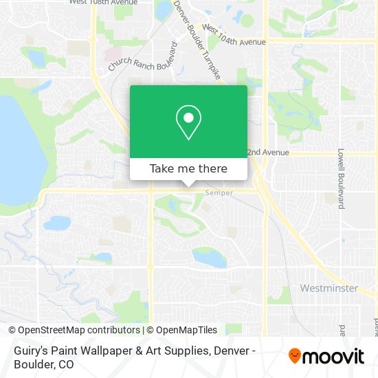 Mapa de Guiry's Paint Wallpaper & Art Supplies