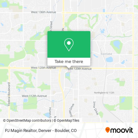 PJ Magin Realtor map