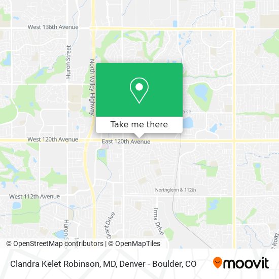 Clandra Kelet Robinson, MD map