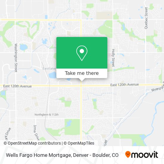 Mapa de Wells Fargo Home Mortgage