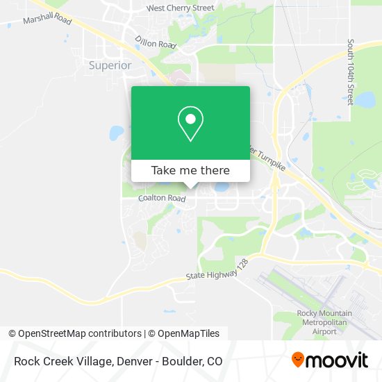 Rock Creek Village map