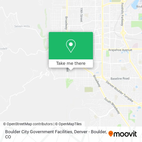 Boulder City Government Facilities map